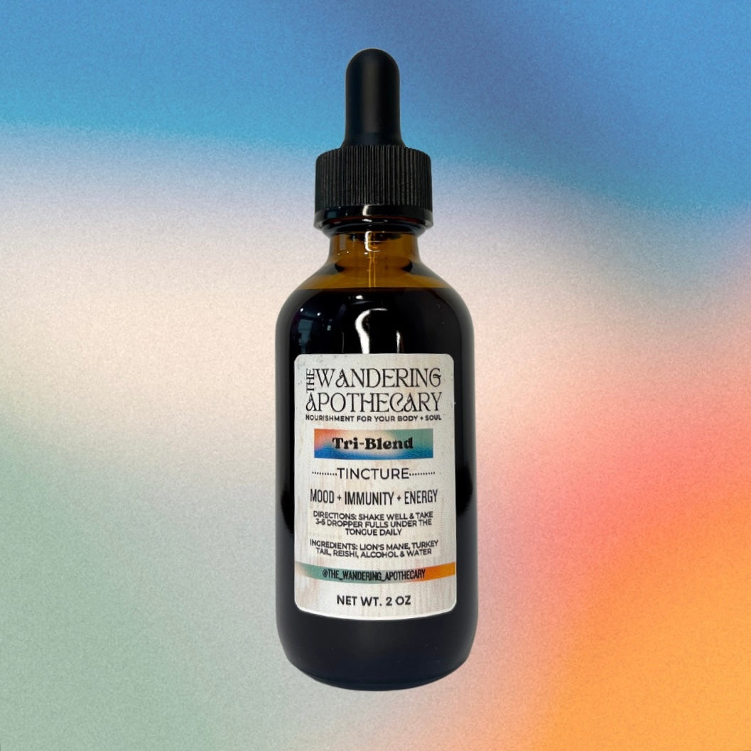 Double Extracted Tri-Blend Mushroom Tincture