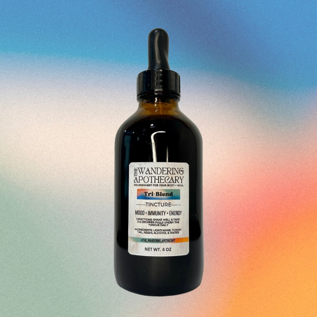 Double Extracted Tri-Blend Mushroom Tincture