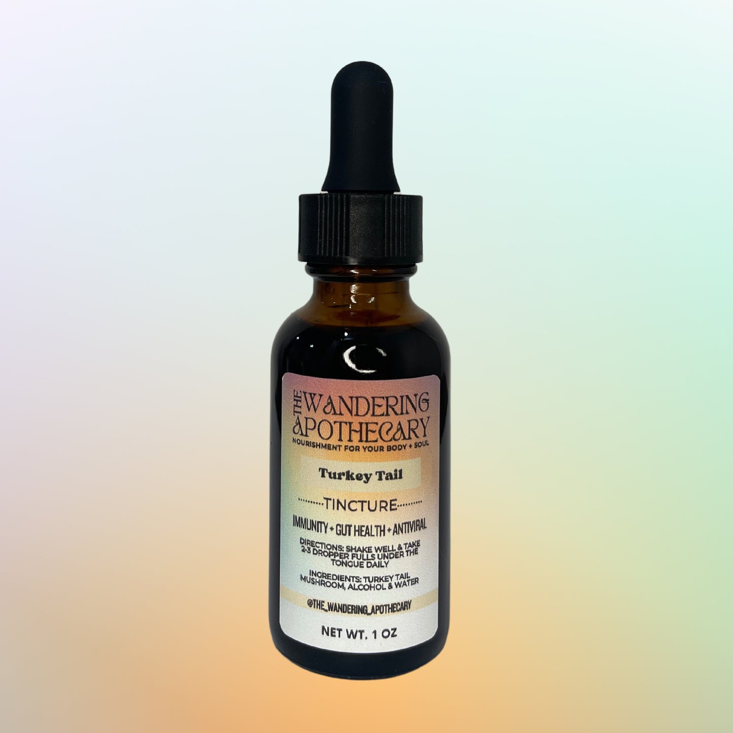 Double Extracted Turkey Tail Mushroom Tincture