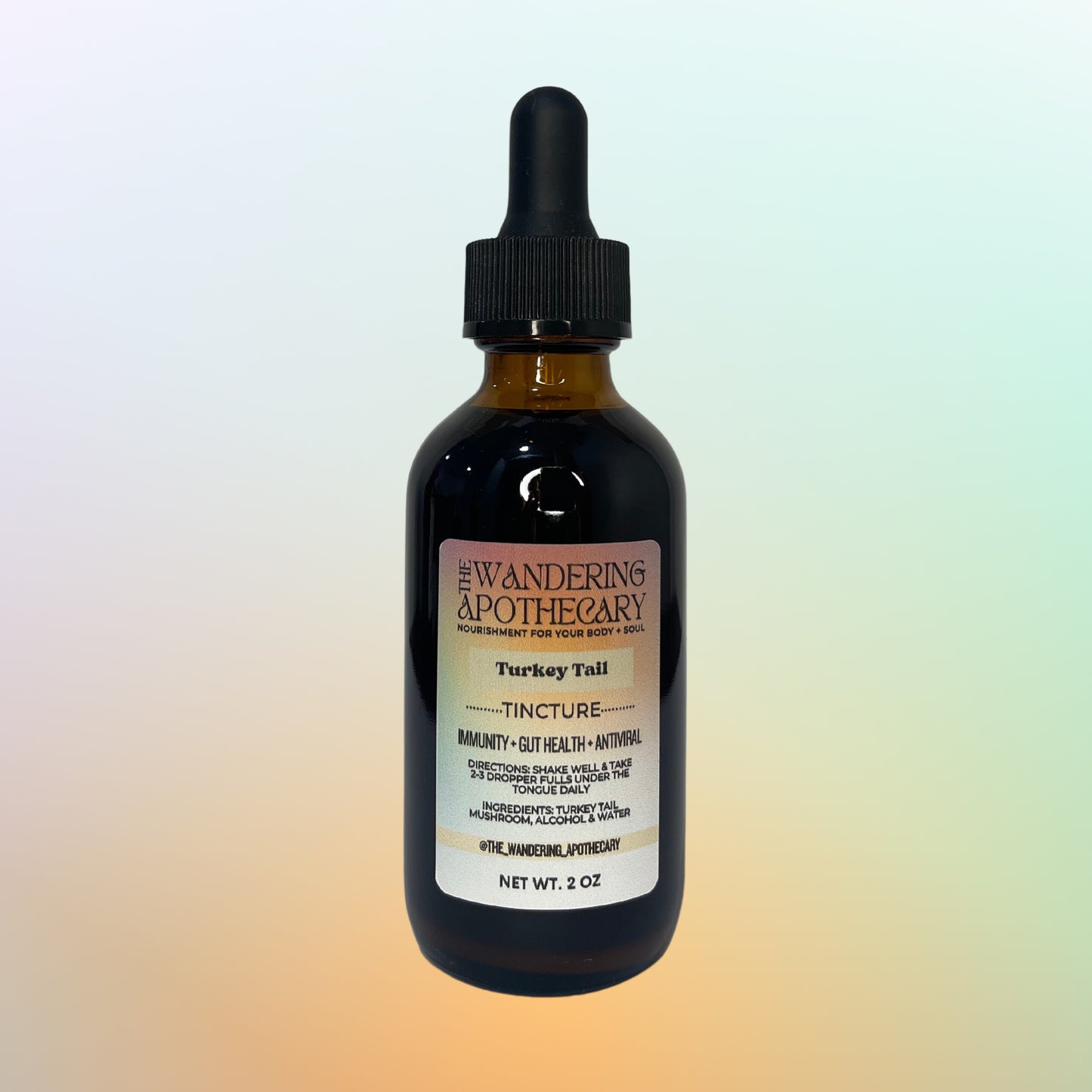 Double Extracted Turkey Tail Mushroom Tincture